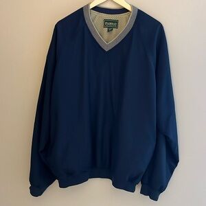 Fairway Golf Collection Pullover V-Neck Navy Size Large‎